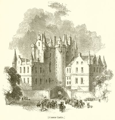 Glamis slott av English School