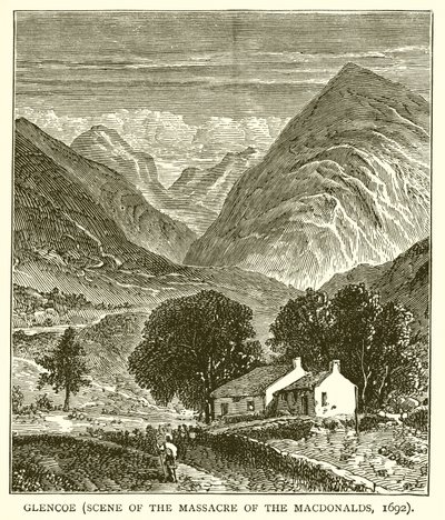 Glencoe (Scen för massakern i Macdonalds, 1692) av English School