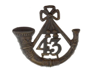 Glengarry-Abzeichen, ca. 1873-81 (Metall) von English School