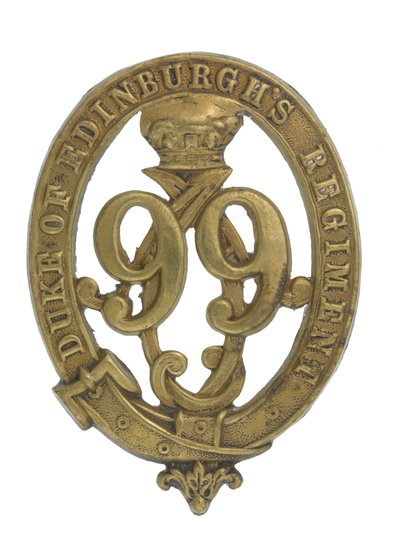 Glengarry-märke, ca 1875-81 (mässing) av English School
