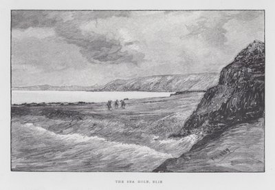 Golf: Havshålet, Elie (litho) av English School