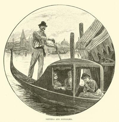 Gondol och Gondolier av English School