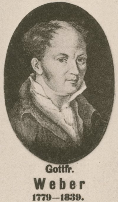 Gottfried Weber (gravyr) av English School