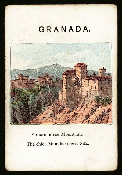 Granada (färg litho) av English School