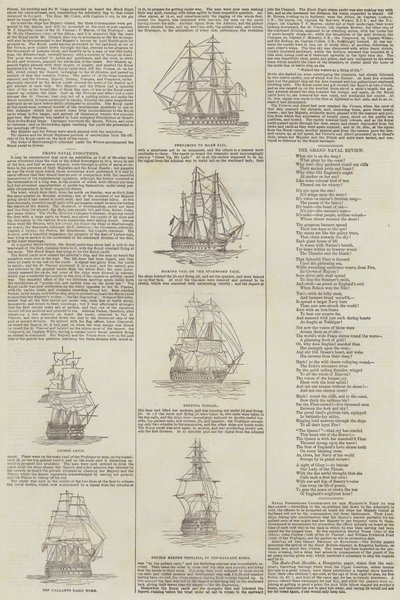 Grand Naval Evolutions (gravyr) av English School