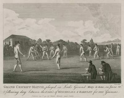 Stor cricketmatch spelad i Lords Ground, Marylebone, London av English School
