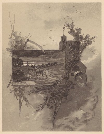 Grays Elegy (litografi) av English School