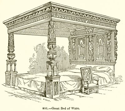 Great Bed of Ware av English School