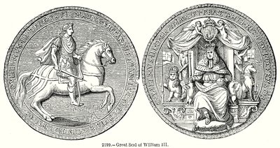 William III:s stora affär (gravyr) av English School