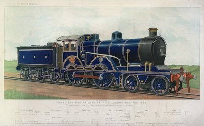Great Eastern Railway Express Lokomotiv av English School
