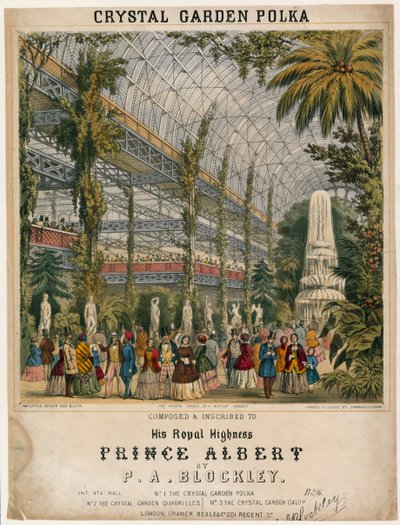 Stora utställningen, 1851, Crystal Garden Polka av English School