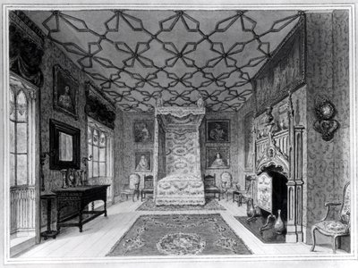 Great North Bed Chamber of Strawberry Hill av English School