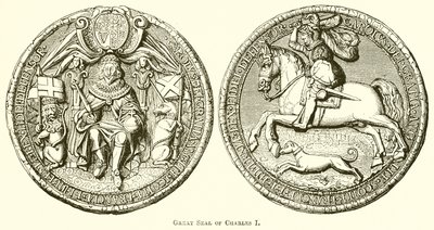 Charles I:s stora sigill av English School
