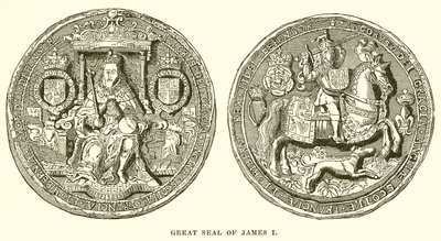 James I:s stora sigill av English School