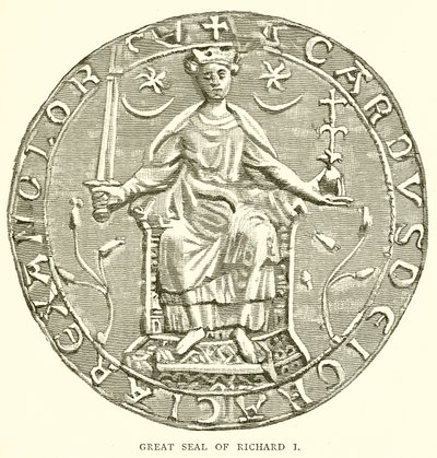 Richard I:s stora sigill av English School