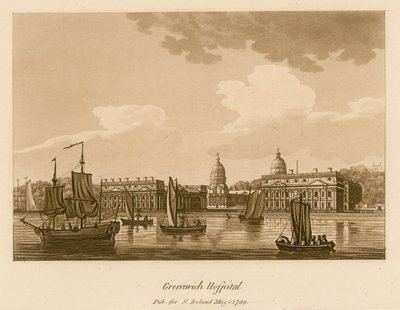 Greenwich Hospital, London av English School