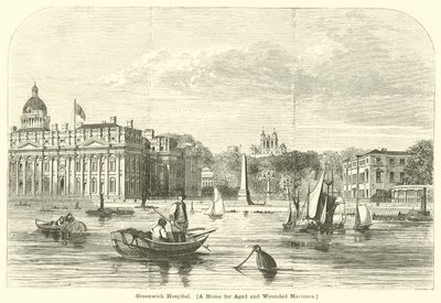 Greenwich Hospital, ett hem för äldre och sårade sjöfarare av English School