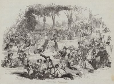 Greenwich Park, Holiday Hill (gravyr) av English School