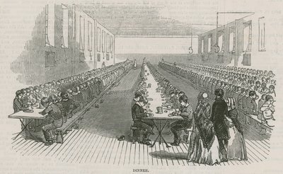 Greenwich Royal Hospital Schools; Middag av English School