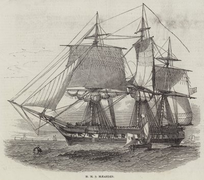 HMS Maeander (gravyr) av English School