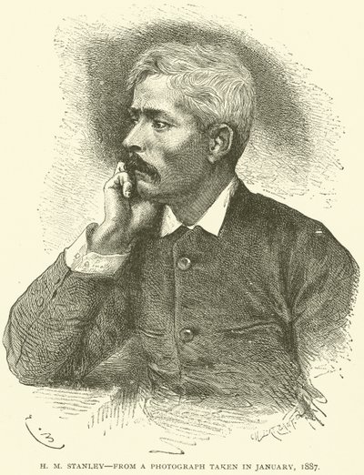 H M Stanley, från ett fotografi taget i januari av English School