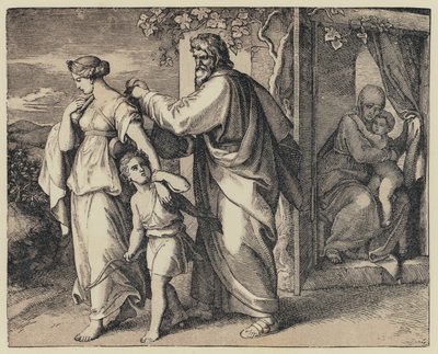 Hagar (engraving) av English School