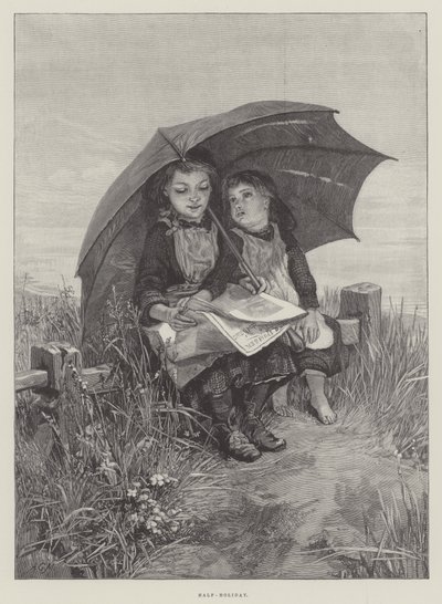 Halvhelg (gravyr) av English School