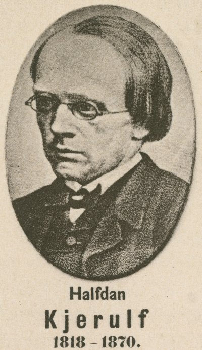 Halfdan Kjerulf (gravyr) av English School