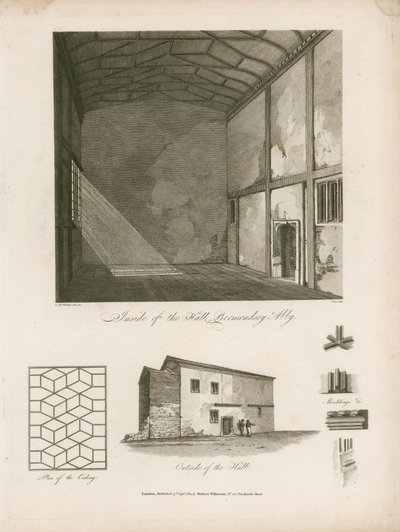 Hall, Bermondsey Abbey av English School