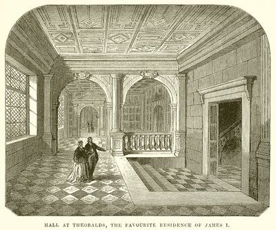 Hall på Theobalds, James I:s favoritresidens av English School