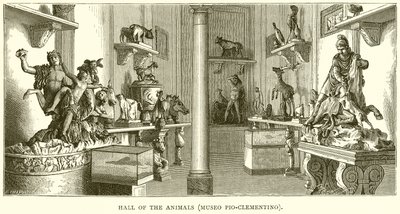Djurens sal (Museo Pio-Clementino) av English School