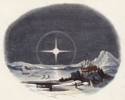 Halos (färgad gravyr) av English School