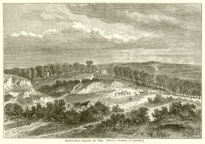 Hampstead Heath 1840 av English School