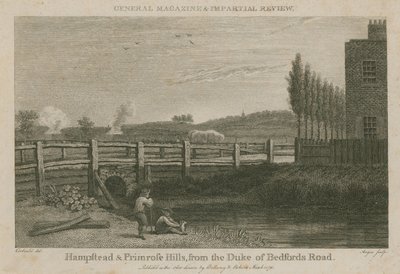 Hampstead och Primrose Hills, från Duke of Bedfords road av English School