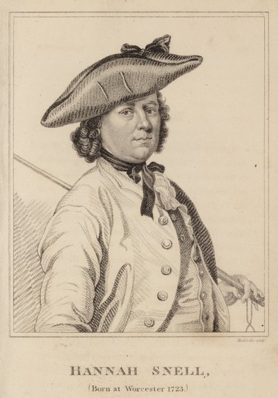 Hannah Snell, född i Worcester 1723 av English School