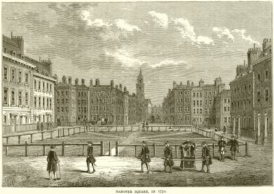 Hannover Square, 1750 av English School