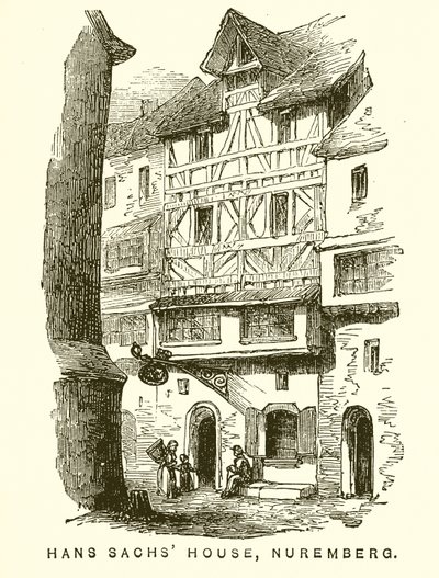 Hans Sachs hus, Nürnberg av English School