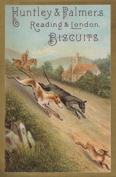 Hare som springer (kromolitho) av English School