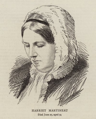 Harriet Martineau (gravyr) av English School