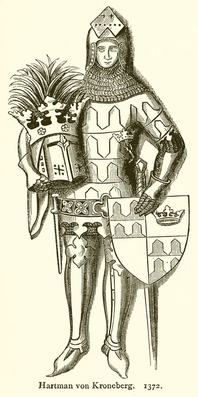 Hartmann von Kronenberg. 1372 av English School