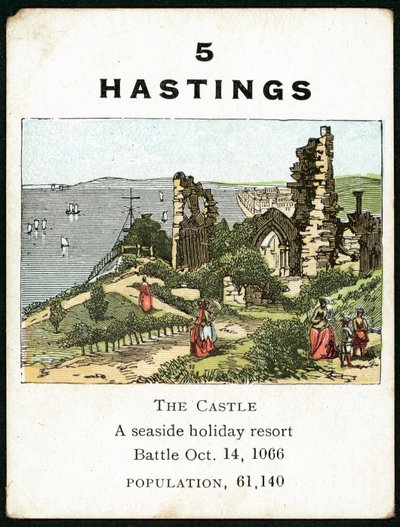 Hastings (färg litho) av English School