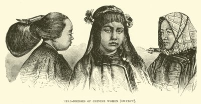 Huvudbonader av kinesiska kvinnor, Swatow av English School