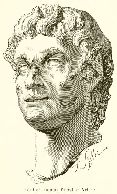 Head of Faunus, hittat i Arles av English School