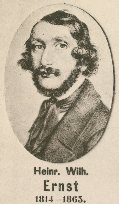 Heinrich Wilhelm Ernst (gravyr) av English School