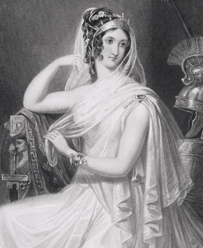 Helen av Troja, ca 1845 av English School