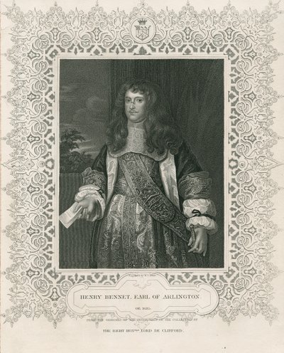 Henry Bennet, 1st Earl of Arlington, från "Lodge