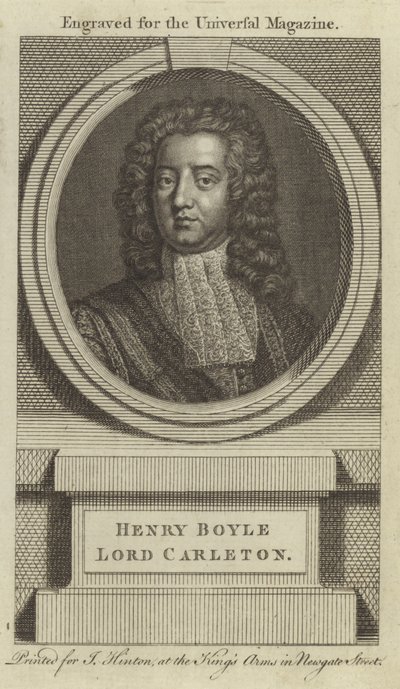 Henry Boyle, Lord Carleton av English School