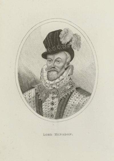 Henry Carey, Lord Hunsdon (gravyr) av English School