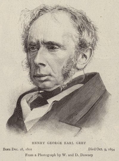 Henry George Earl Grey (gravyr) av English School