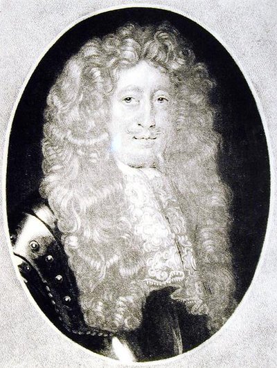 Henry Howard (1628-84), 6:e hertig av Norfolk, illustration från Portraits of Characters Illustrious in British History, graverad av Richard Earlom (1743-1822) och Charles Turner (ca 1775-1857) (mezzotint). av English School